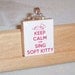 CLEARANCE - Keep Calm and Sing Soft Kitty Scrabble Pendant