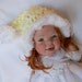 SUPER SALE Lemon snowdrop baby hat 16 inch circumference