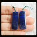 Lapis Lazuli Earring Bead,31x11x4mm,6.4g