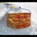 Carved Multi-Color Picasso Jasper Wolf Head Pendant Bead,46x31x9mm,23.64g
