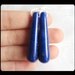 Lapis Lazuli Tube Earring Bead(Side to side),39x9mm,9.78g