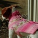 Dog Sweater Hand Knit Rosa Cable Medium