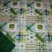 John Deere Green/Blue/Yellow Boy's Homemade Baby Children's Quilt Size 36 x 40