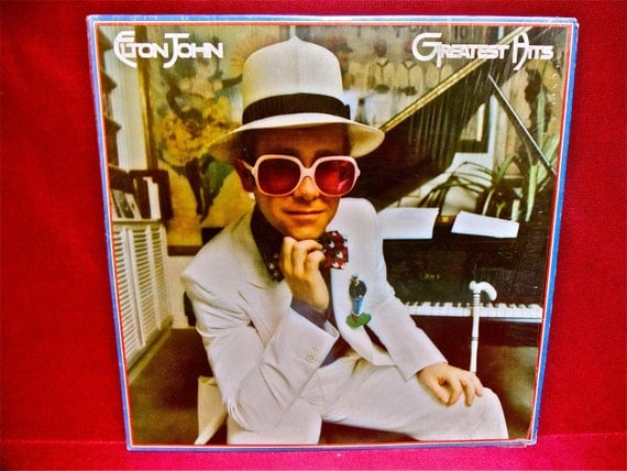 ELTON JOHN Greatest Hits 1974 Vintage Vinyl Record