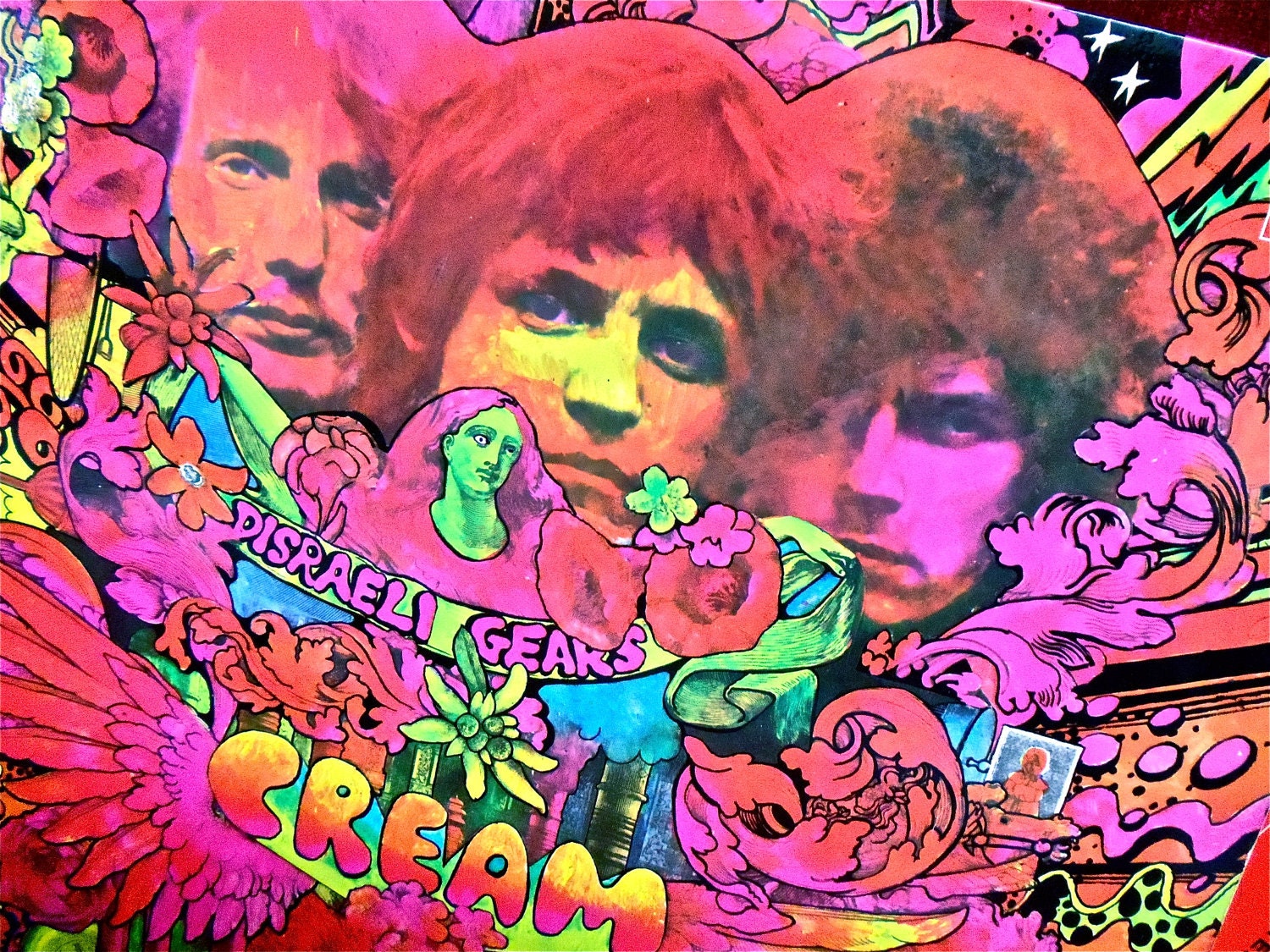 CREAM Disraeli Gears 1977 Vintage Vinyl Record