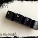 Upcycled Computer LOVE Keys Hair Clip