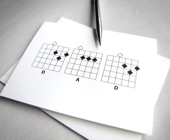 Father's Day chord chart card