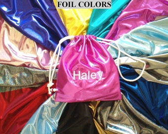 Personalized GYMNASTICS GRIP BAG match ur team leotard warm up Gymnast gift u create/pick design-holograms~mystique foils Birthday present
