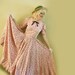 50s Costume Dress Long Cosplay Pink Floral Prairie Dress