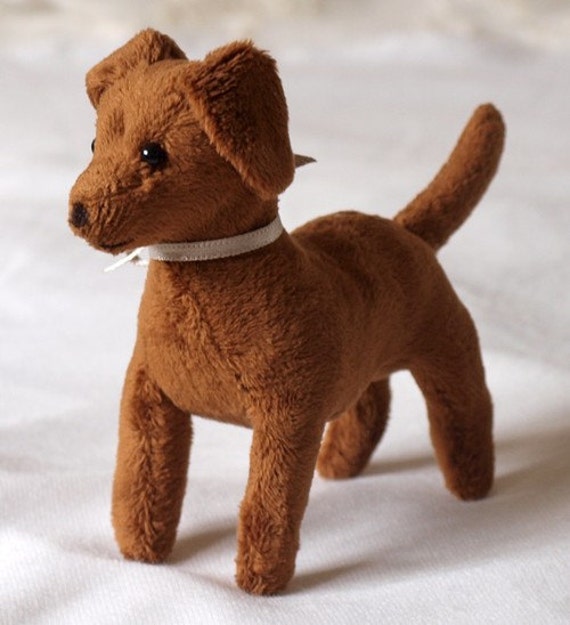 chocolate labrador plush