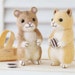 DIY Felted wool Hamster friends KIT Japanese craft kit by Hamanaka