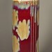 Red Tall Vase