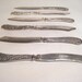 Set of Six Sterling Plated Knives