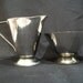 Vintage Stainless Steel Creamer and Sugar Bowl, 2 piece Set, Tableware, Kitchenware,