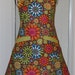 Ladies Apron Flower Power in Bloom Ready to Ship