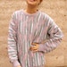 COOGI style 90s GRUNGE thick knit WOVEN nordic sweater