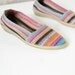 SOUTHWEST size 7 IKAT bright SUMMER slip on flat shoes sandals