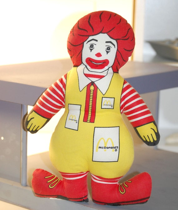 ronald mcdonald soft toy