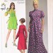 70s Maxi Dress Patterns Mini Dress Patterns 1970s Patterns Simplicity 9080 Womens Size 14 Uncut Patterns Vintage Supplies YacketUSA