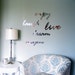 Mirror Love Word Sign, Wall Decor, typography, handwriting, signage