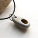 Tiny Beach Stone necklace - unisex necklace