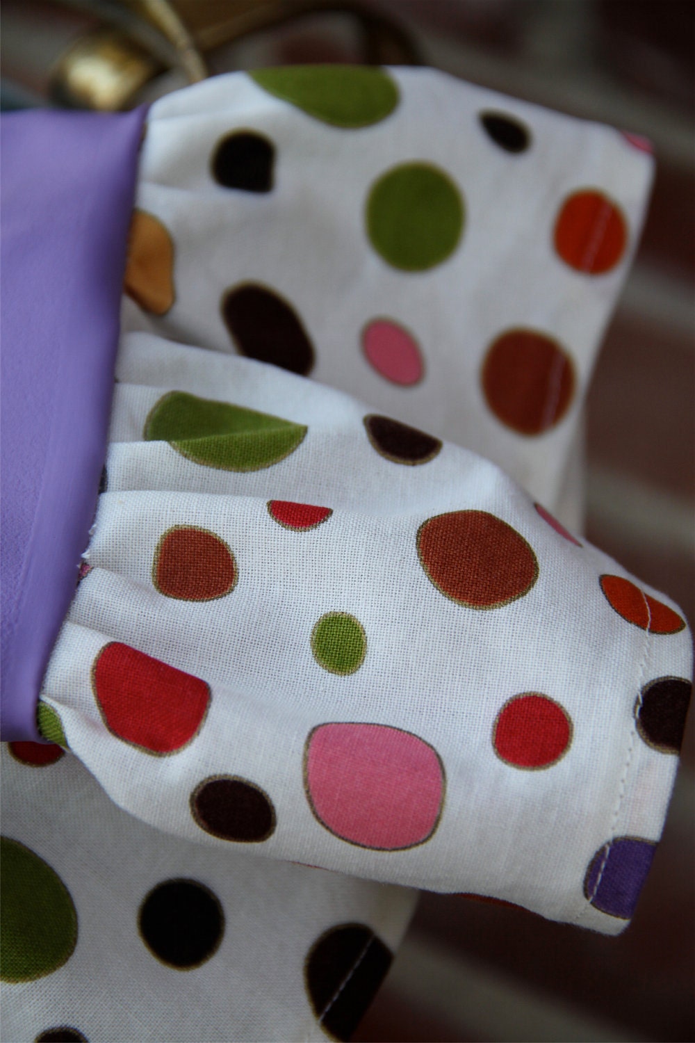 Fancy Ruffled Rubber Gloves for Dishwashing or Cleaning