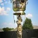 Birdhouse Bird house Repurposed Upcycled Custom Silverplate Ice Bucket Pedestal Found Objects Metal Recycled OOAK