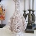 Unique Chinese Faux Ivory Detail Carved Vase So intricately made