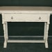 Rustic Veranda Ivory Console Table