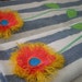 Fluffy Flower - machine embroidery with applique designs, for hoop 4x4, 5x7, 6x10  INSTANT DOWNLOAD