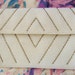 Vintage Chevron Clutch