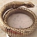 Vintage Whiting and Davis Boho Glam Snake Bracelet-Silver