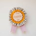 You Are Awesome prize ribbon award pins badge - gray, yellow and purple