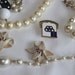 CLEARANCE, Vintage Costume Jewelry Supply - Pearl Type Beads and Misc, Pearl, Necklace, Olympics