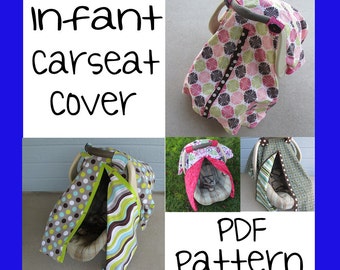 How to Make/Making/Sewing an Infant Car Seat Cover/Covers