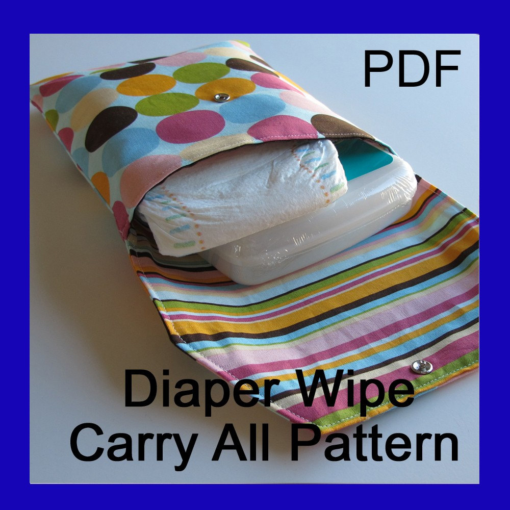 Diaper Wipe Carry All PDF Pattern