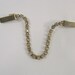 Vintage Rhinestone Sweater Clip Gold Tone Prong Set Glass Rhinestones