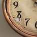 Vintage Round Copperish Clock Face - Authentic - Steampunk, Altered Art and Mixed Media Art (cff254)