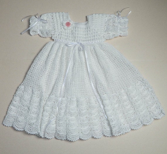 Crochet Christening / Blessing Gown Baptism by CherryHillCrochet