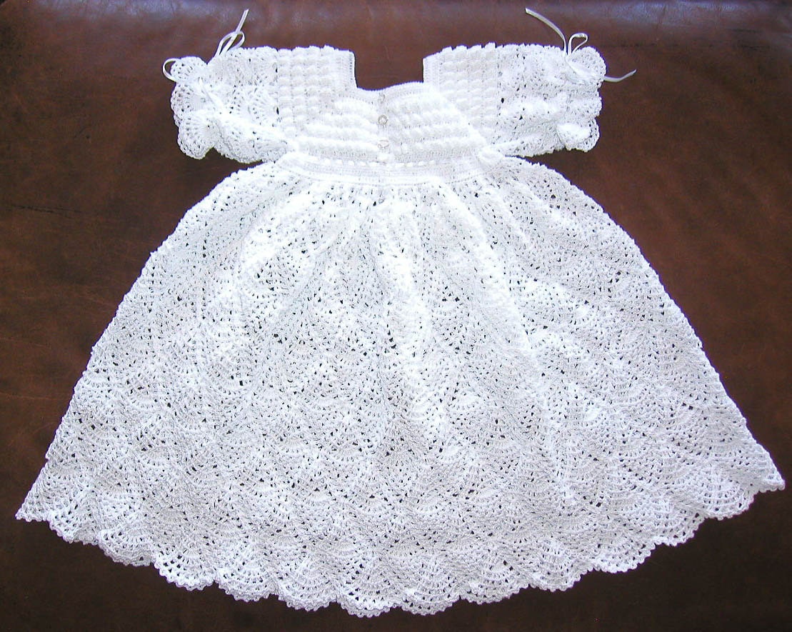 Reserved For Carolyn - Christening Blessing Gown - Baptism Dress In 3CE