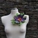 Big felted flower