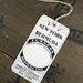 1950's Vintage Travel Luggage Baggage Suitcase Tag "Bermuda Line", Paper Ephemera, Collectibles