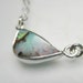 Sterling Silver Boulder Opal Pendant Necklace
