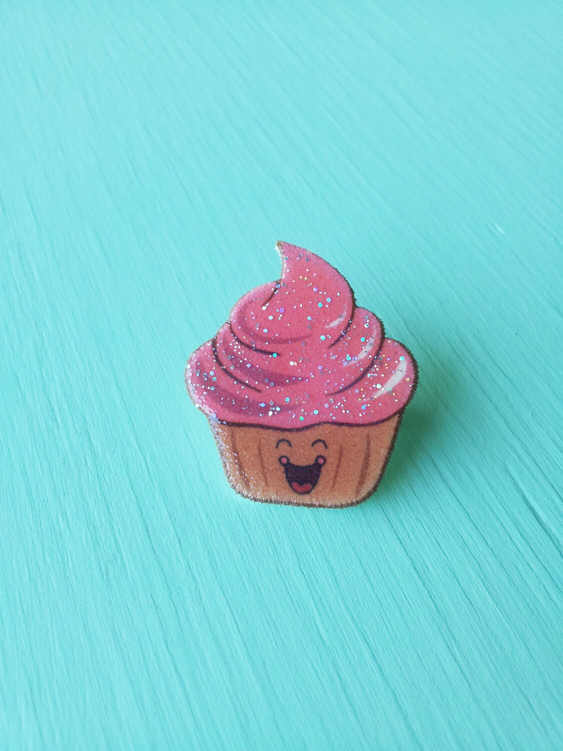 Strawberry Cupcake Friend Brooch