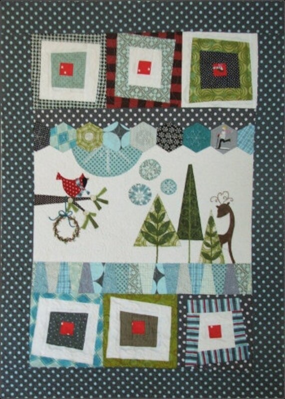 Wonky Winter Quilt Pattern by Pine Mountain Quilts