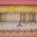 SALE SewMod Stacks Fat Quarter Bundle of 5-Taza, Oval Elements, Honey Child and Daisy Cottage by Riley Blake 15% Off