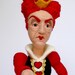 Sold / 1st installment / OOAK needle felted Queen of Hearts /