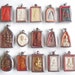 15 Thai Buddhist Buddha Clay Amulet Medallions