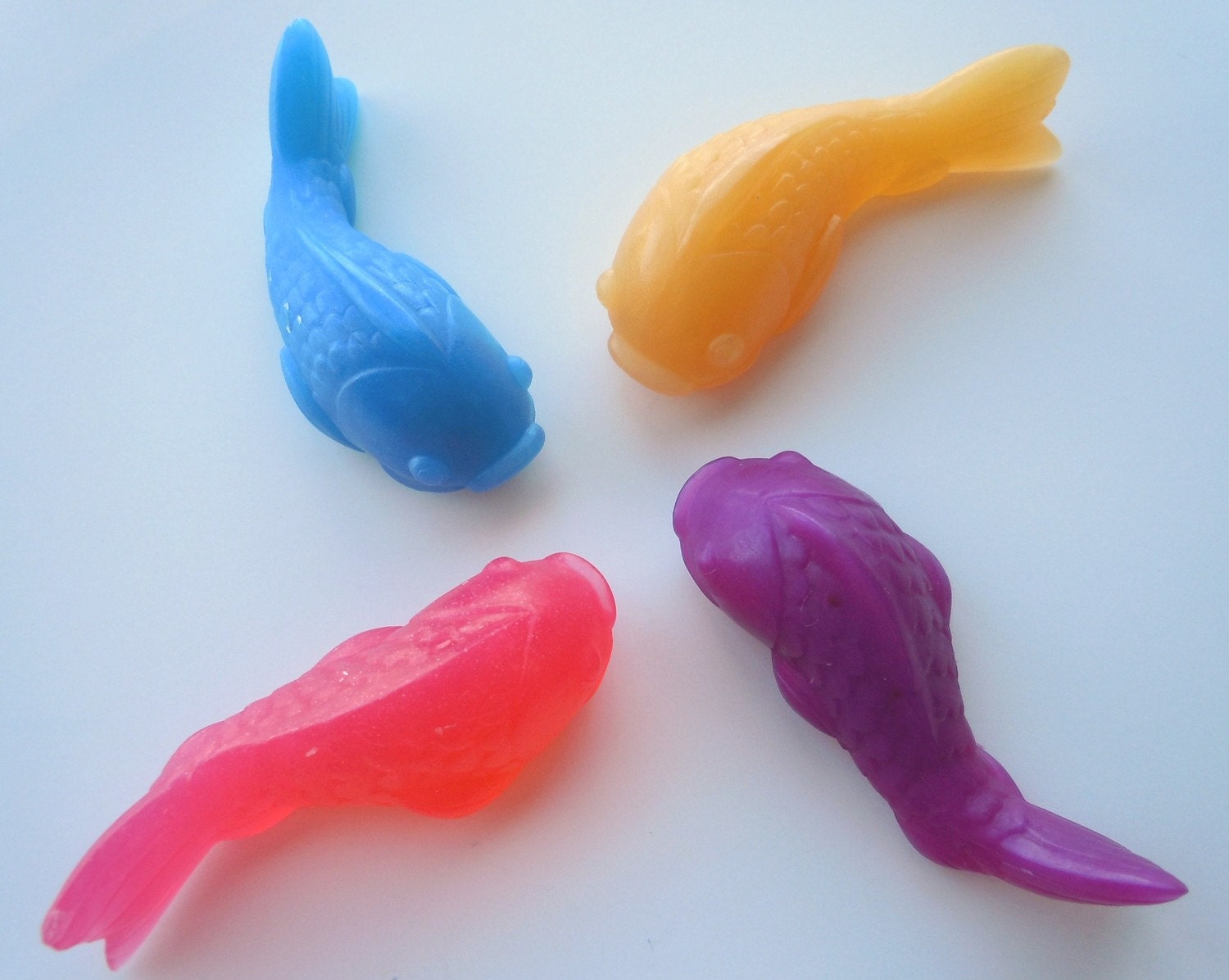 4 Fishy Wishy Koi Soaps You Pick ONE Scent/Color by