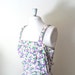 Floral Sundress / Daisy Print / by Lanz / On-Seam Pockets / Back Zipper / Size Small